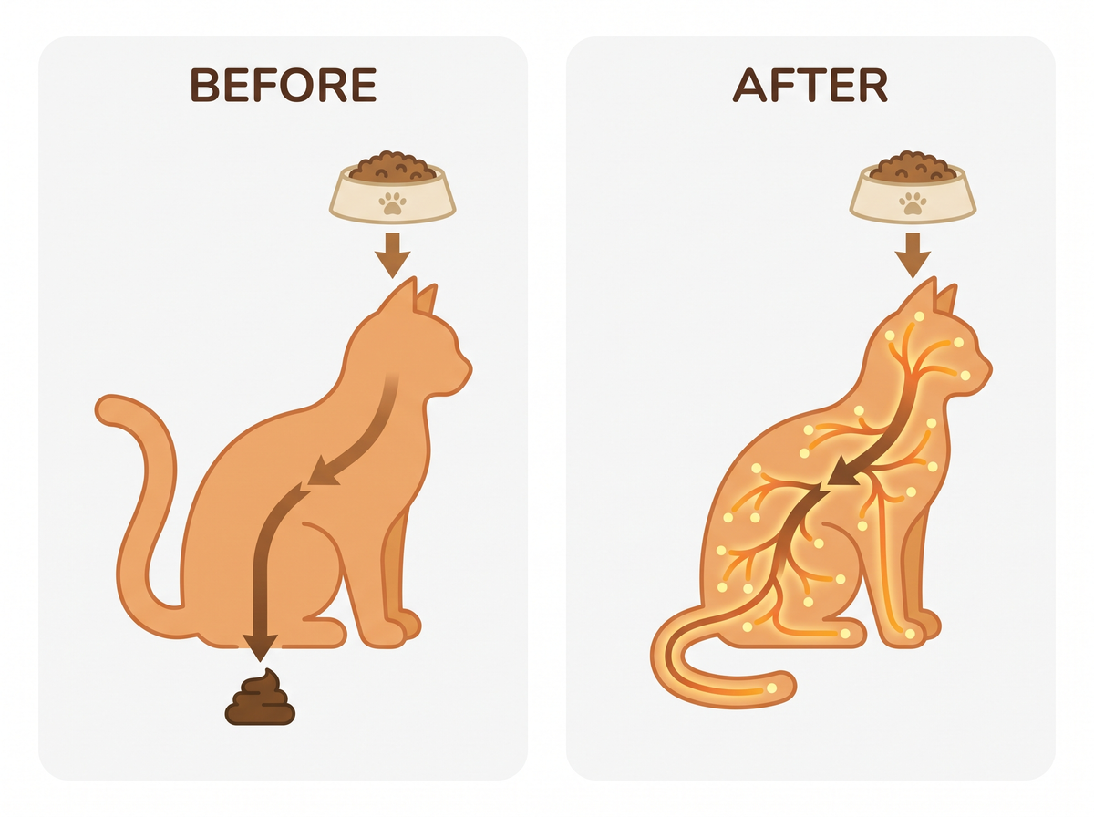 Restores The Nutrient Absorption Your Senior Cat Has Been Slowly Losing